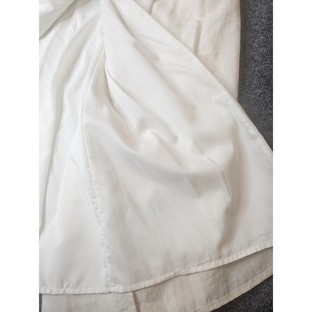 Mare Mare X Anthropologie Sleeveless Midi Dress Size Small Ivory Minimalist - Picture 8 of 10